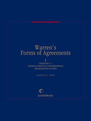 cover image of Warren's Forms of Agreements